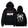 Printed Letter Hoodie for Men, Cool Streetwear Fleece Lined Sweatshirt
