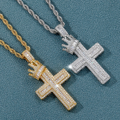 Crown Cross Pendant