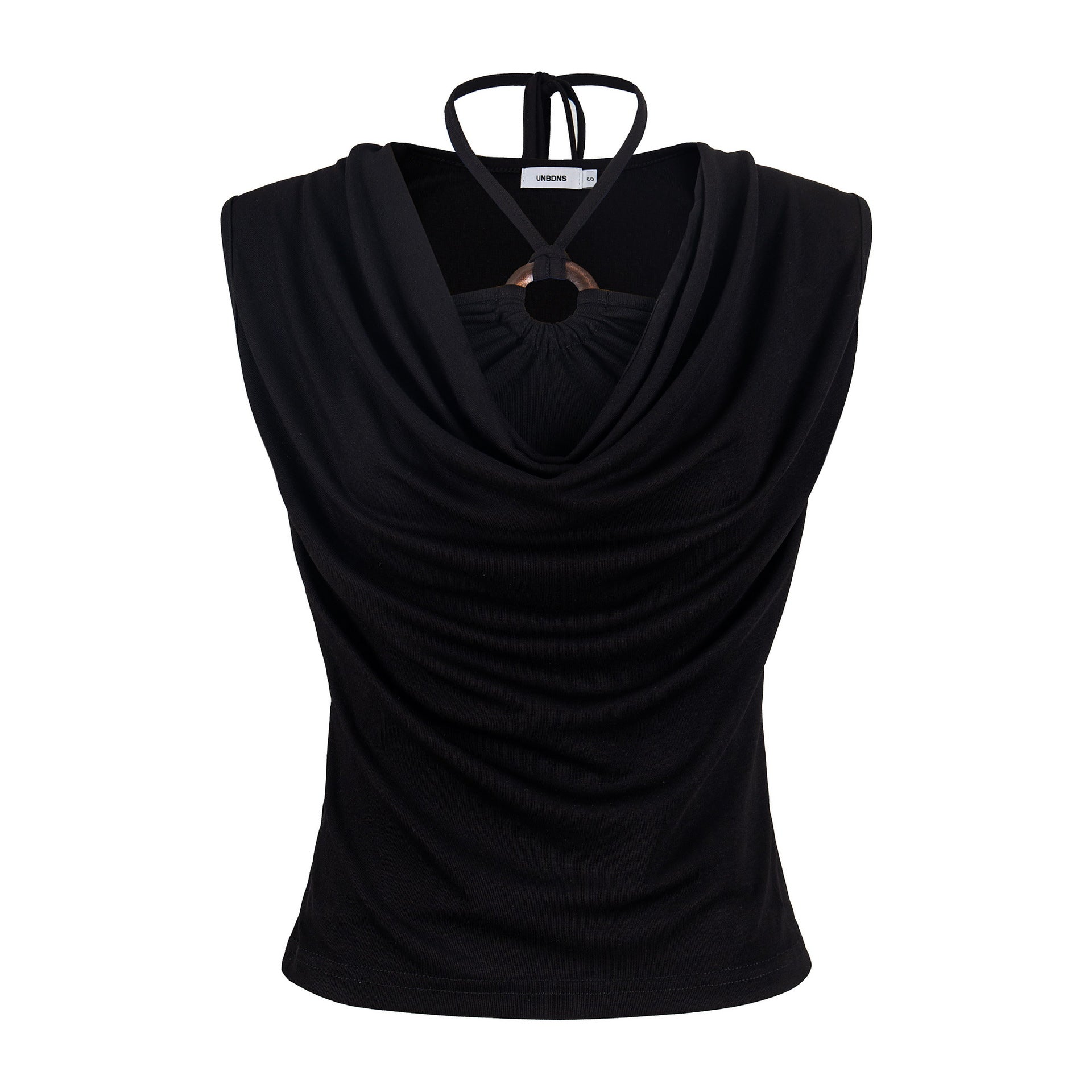 Women's Twisted Knit Detail Fitted V-Neck Casual Short Sleeve Solid Color Minimalist T-Shirt