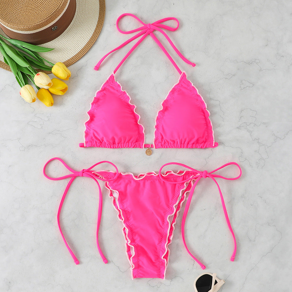 Split system with triangle bikini