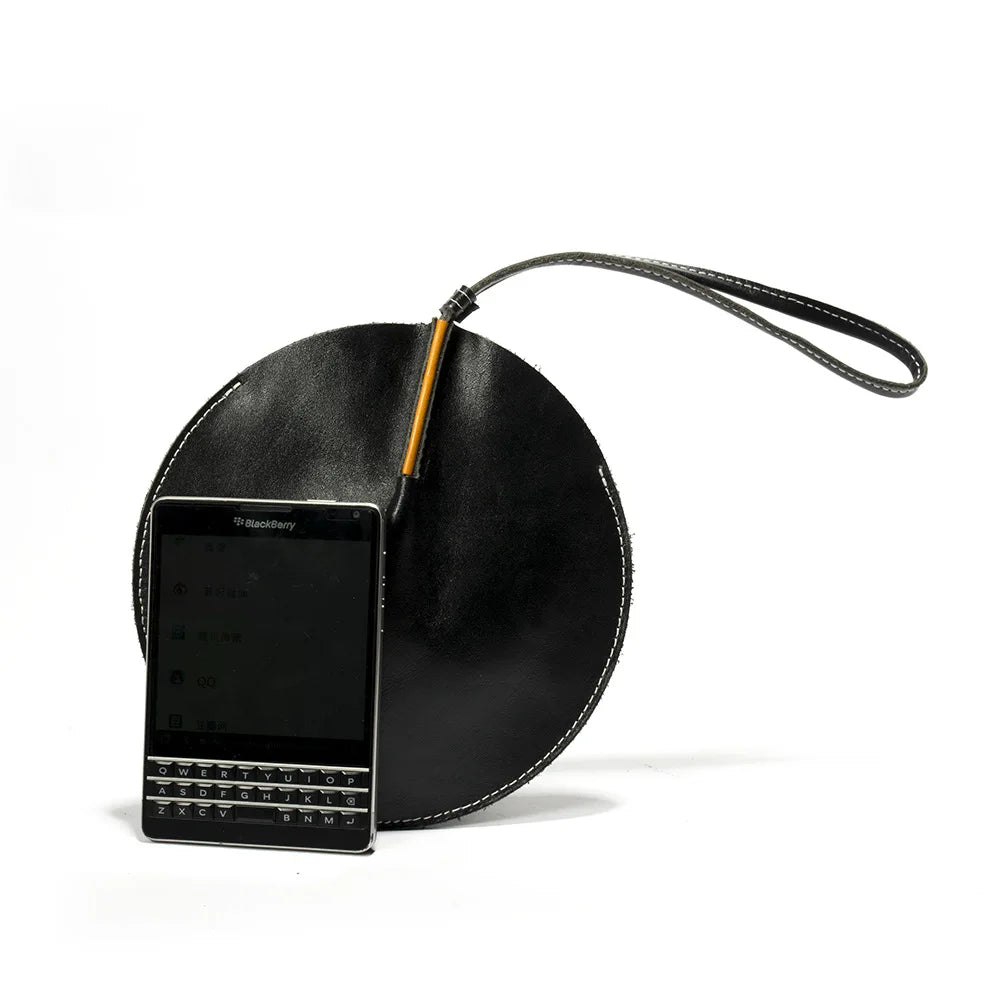 New Retro handmade women's bag shell bag personality small round bag fashion mobile phone hand in hand bag