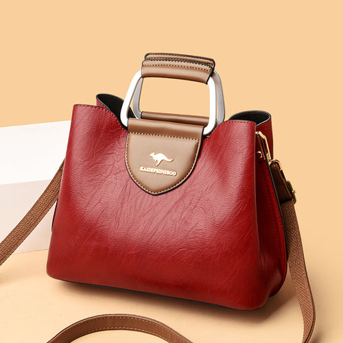 Cross shoulder bag women's handbag women's bucket bag