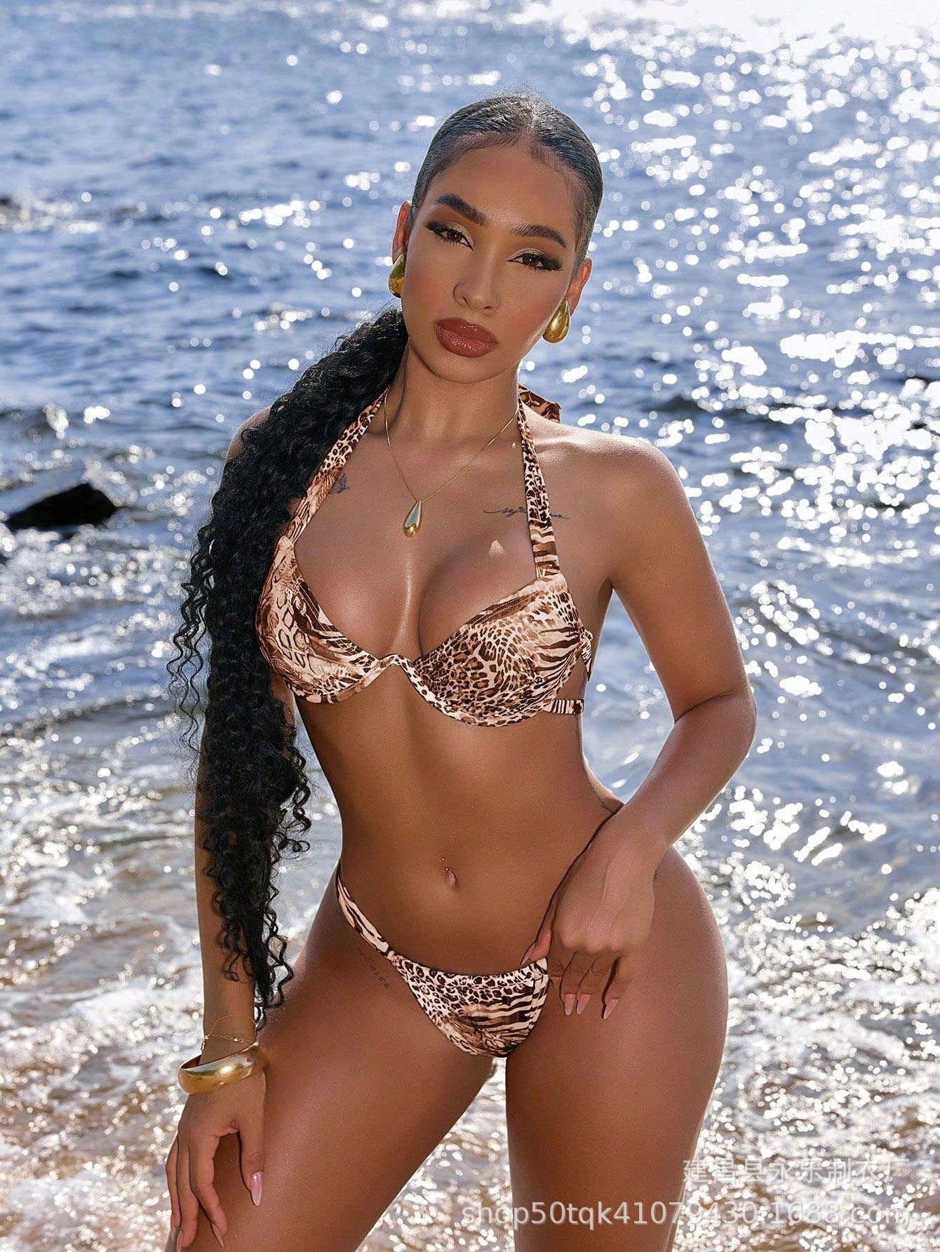 bikini swimsuit with steel support