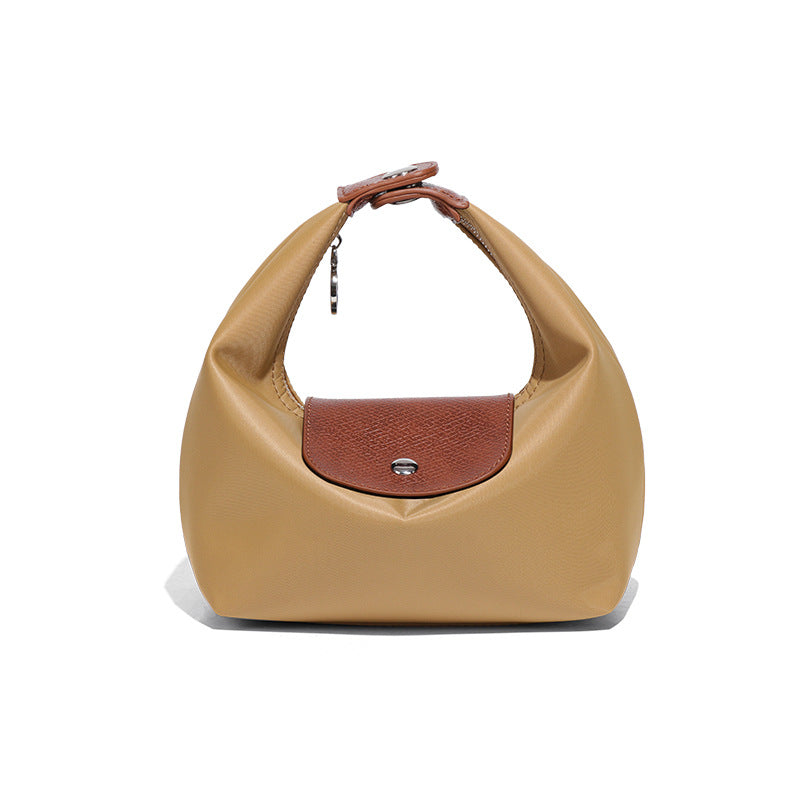 Premium Nylon Lunch Bag, Waterproof Insulated Lunch Box Tote, Handheld & Crossbody Dumpling Bag for Work, School, and Commuting