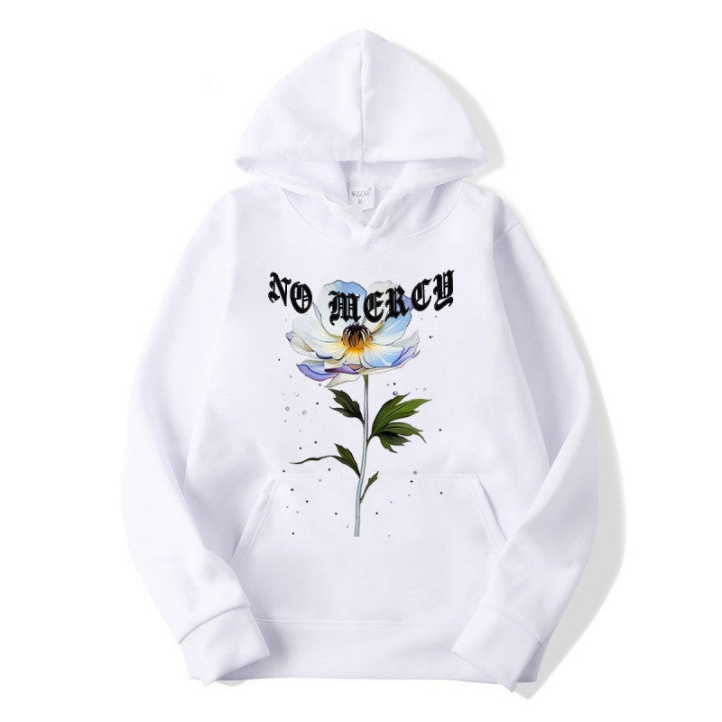 Hooded Sweatshirt Fleece Lined Warm Casual Simple Versatile Stylish Jacket