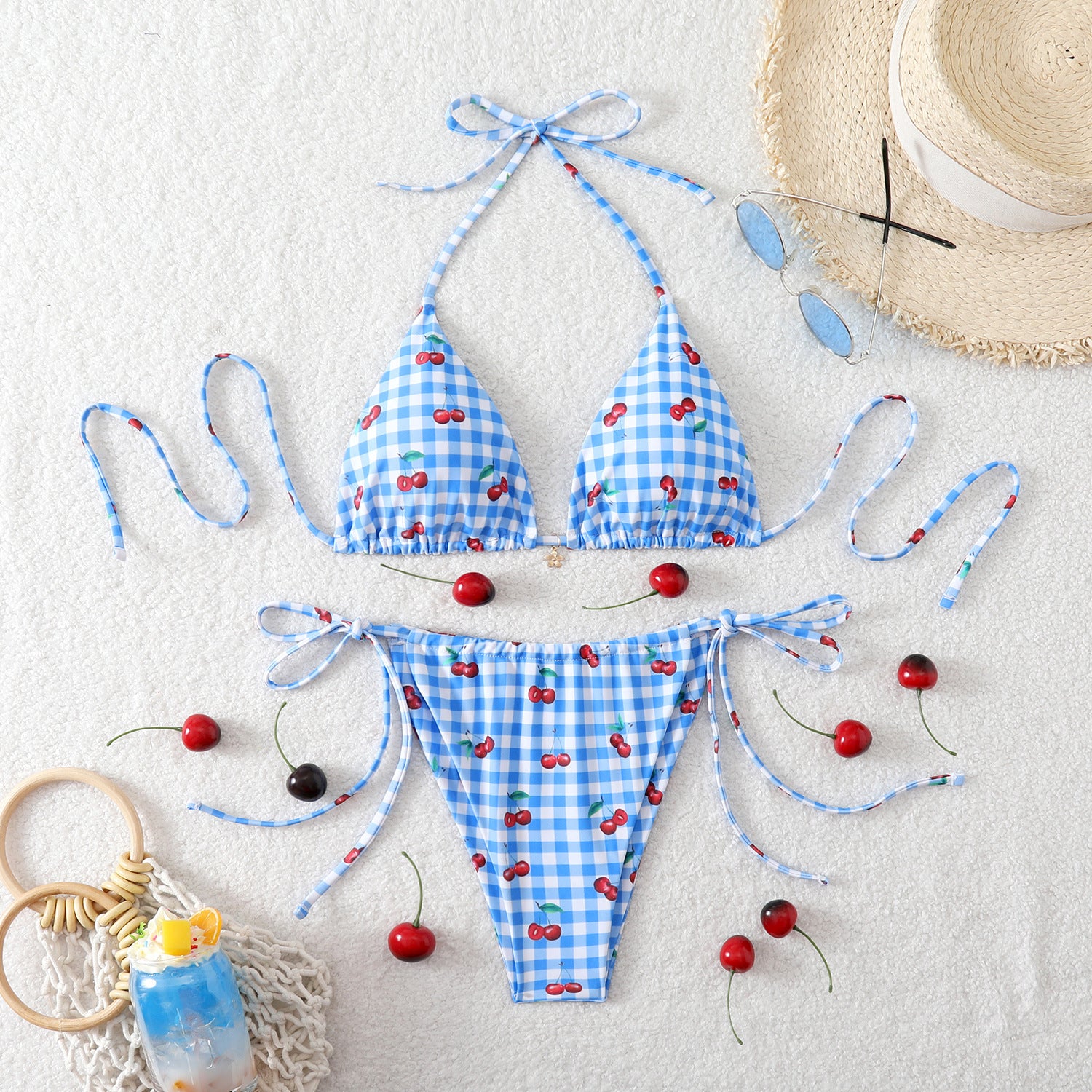 Triangle bikini set