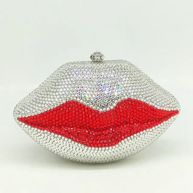 Women Crystal Clutch Evening Bags Metal Clutches Rhinestone Wedding Party Purse and Handbags