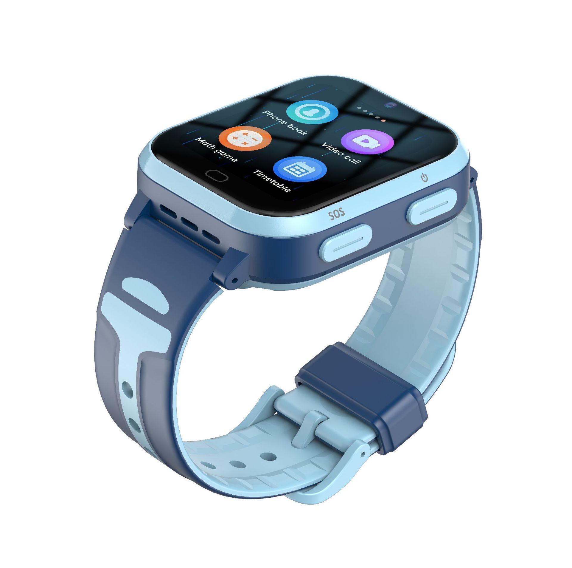 Long standby 4G smart children's phone watch Android card insertion video call positioning student watch