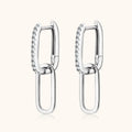925 Sterling Silver Moissanite Earrings