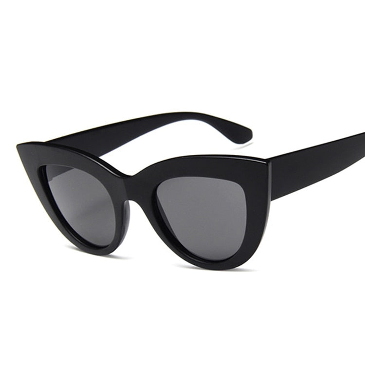 Cat Eye Fashion Sunglasses Women Vintage Luxury Brand Designer Black Glasses Sun Glasses For female UV400 Eyewear Shades
