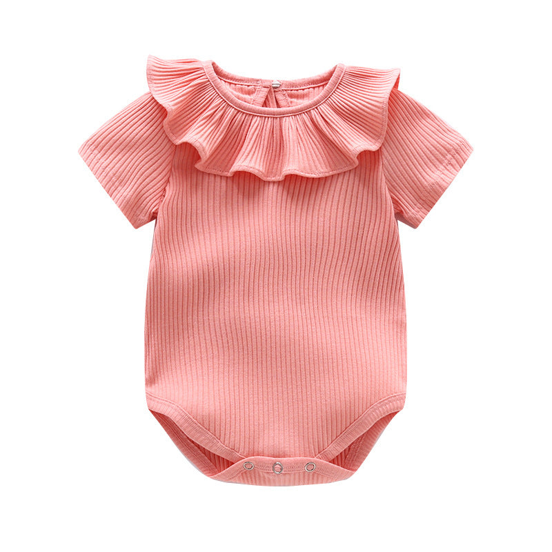 Short sleeved baby bag fart clothes