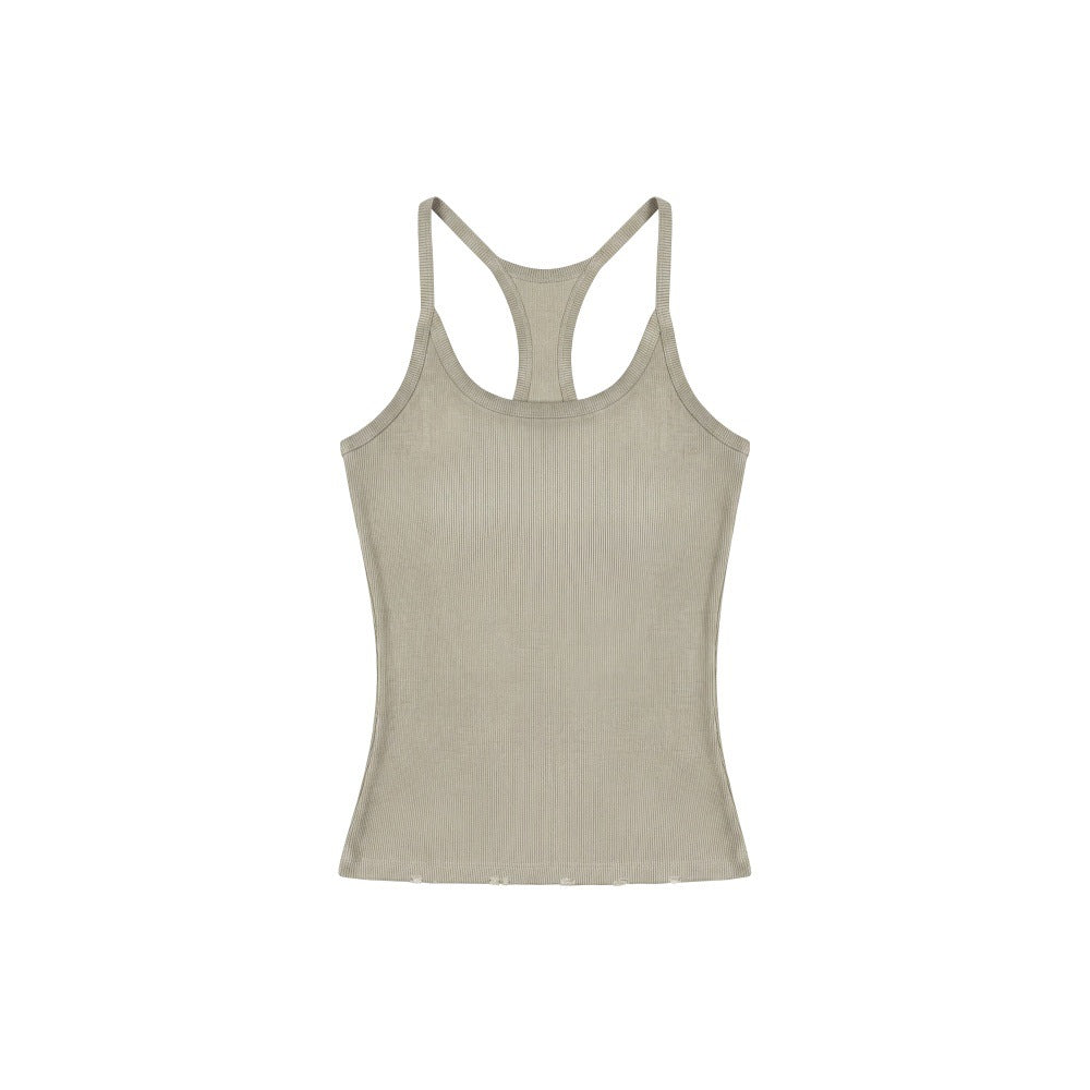 Crop Tank Top for Women Fitted Slimming Inner Wear or Outer Layer Top