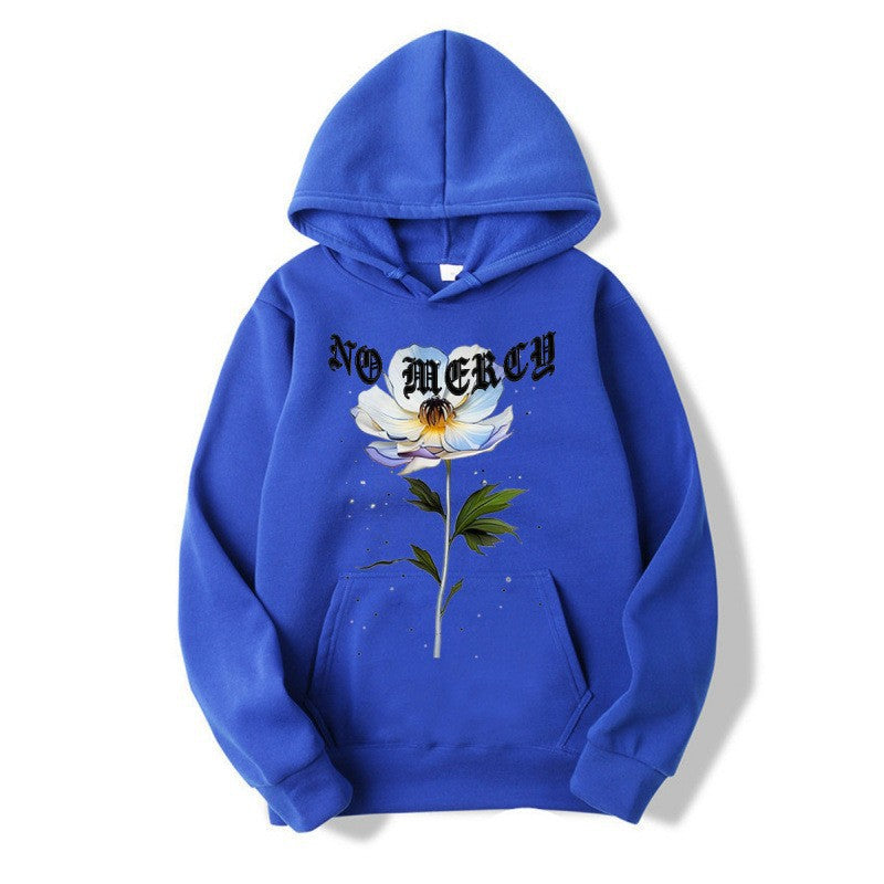 Hooded Sweatshirt Fleece Lined Warm Casual Simple Versatile Stylish Jacket