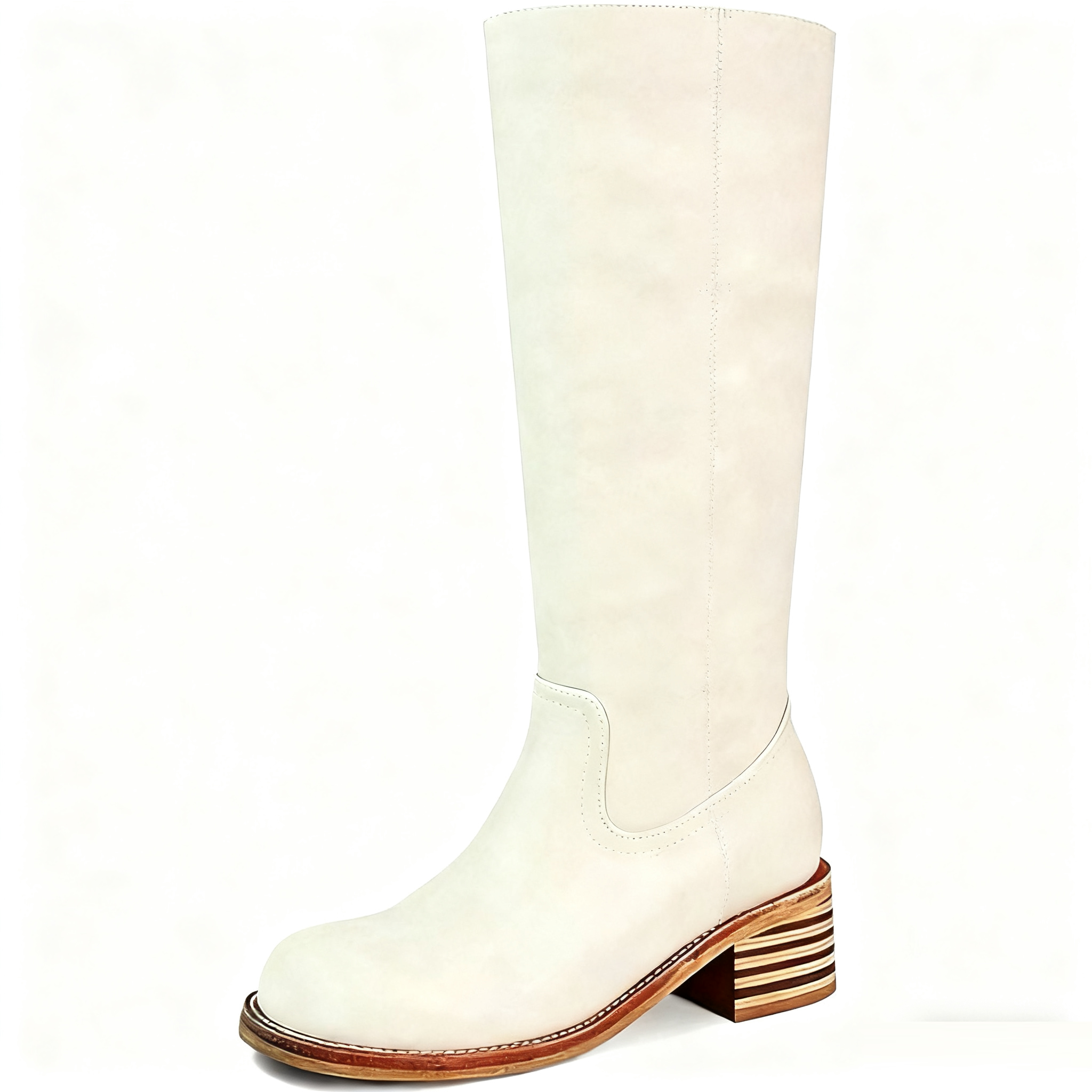 Long boots retro women's campus western cowboy boots