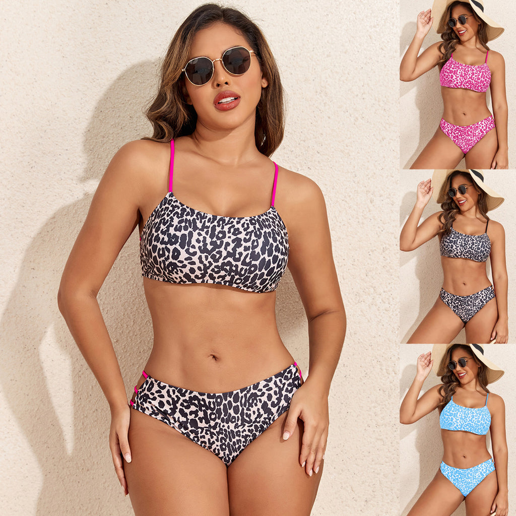 Sexy Two-Piece Separated Bikini Swimsuit for Women