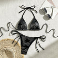 Sexy Star Sequin Two-Piece Swimwear Bikini