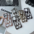 Summer heat dissipation hollow out suitable for iPhone 16 Promax phone case Apple 13 simple anti drop protective case