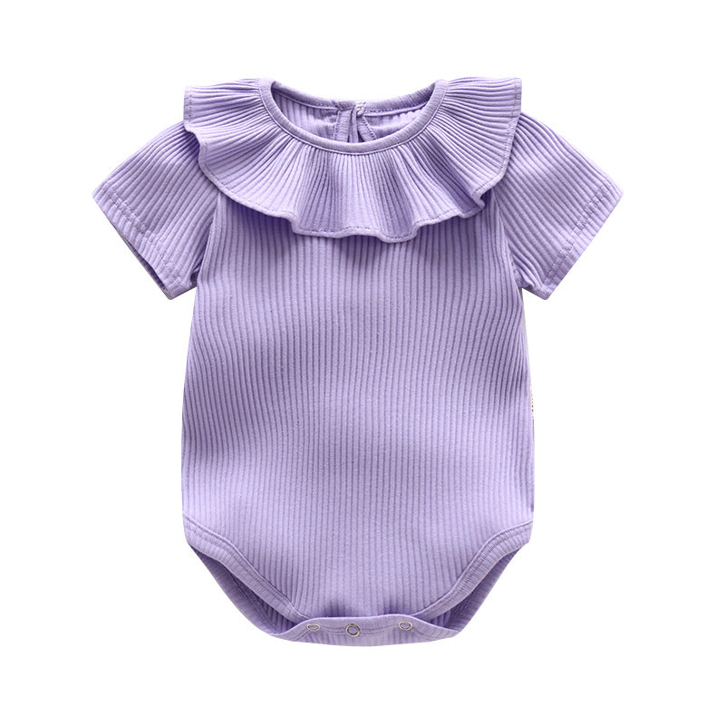 Short sleeved baby bag fart clothes
