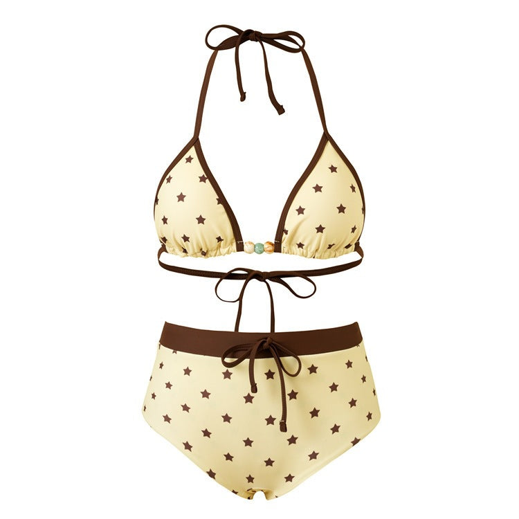 Stripe Bikini Two-Piece Swimsuit