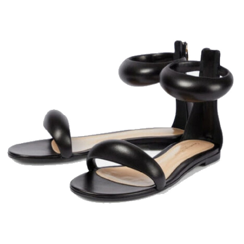 Processing time:3-7days after placing orders  Summer Sexy Flat Sandals Simple Fish Mouth Zipper Women's Shoes Gold Silver Black Green White Brown Big Size