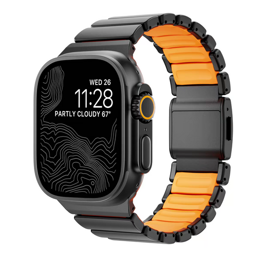 Apple Watch Ultra Strap Pure Titanium Apple Watch S11 Strap Silicone