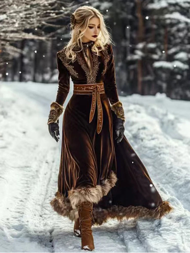 Dressees Women's Autumn Winter Hollow Feathers Elegant Chic