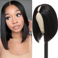 Straight Short Bob V Part Wigs Human Hair